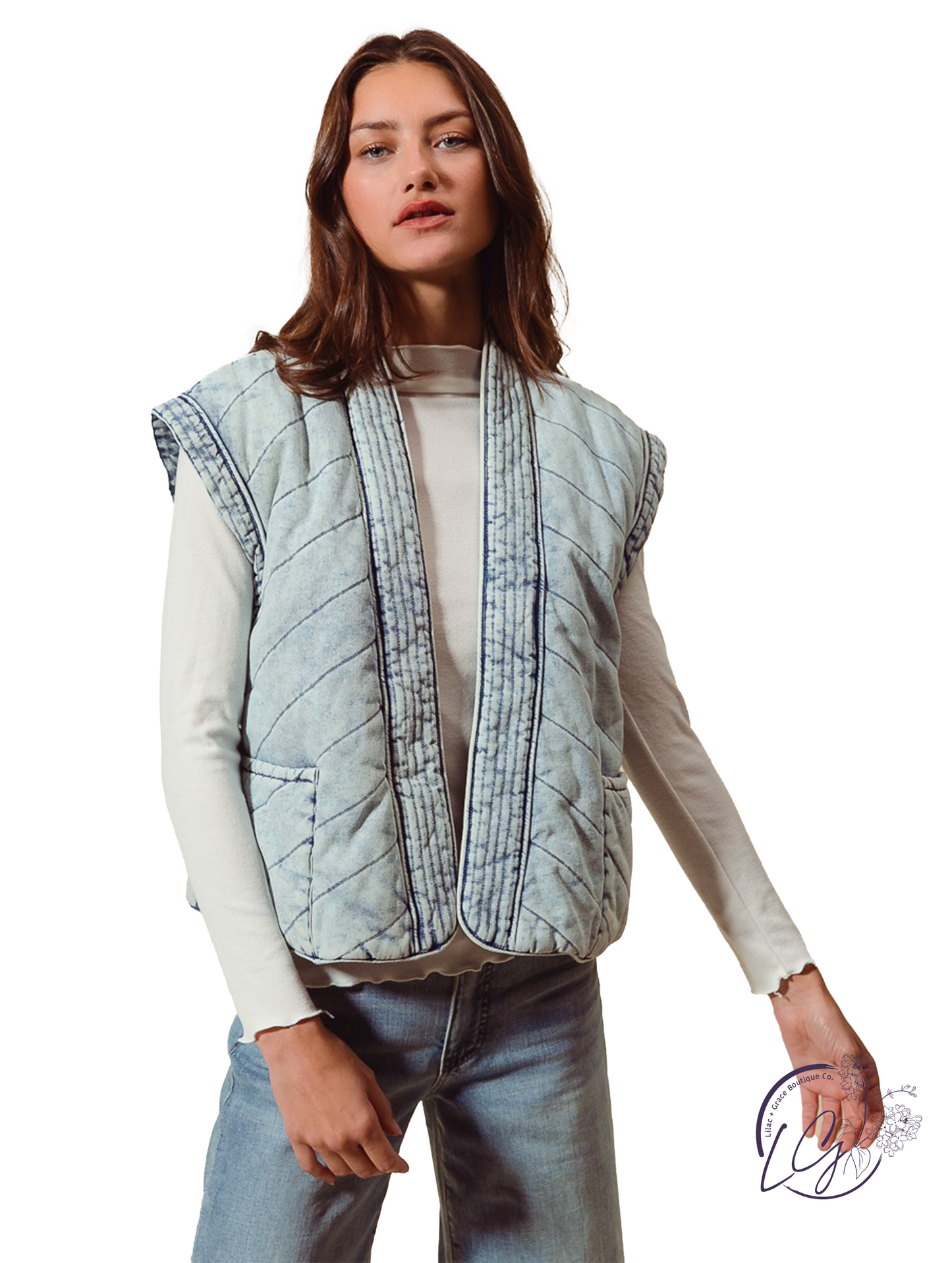 Horizons Vintage Denim Vest