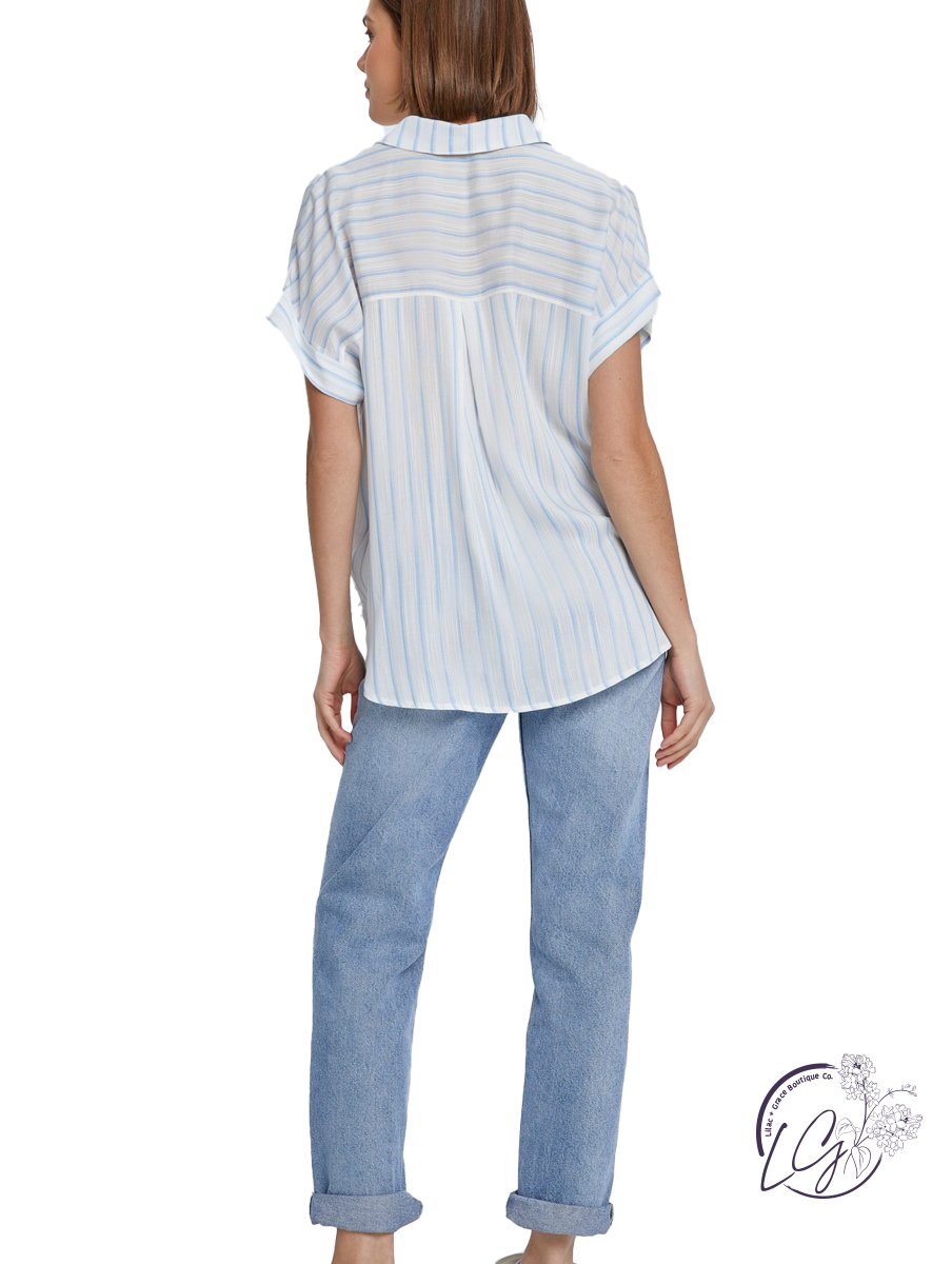 Urban Chic Jacquard Stripes Top