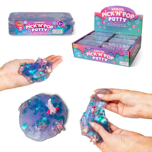 Axolotl Pick N Pop Putty