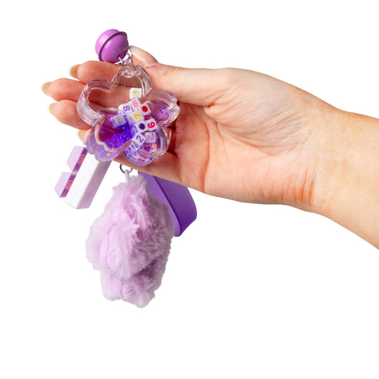 Fluffy Fidget Keychain