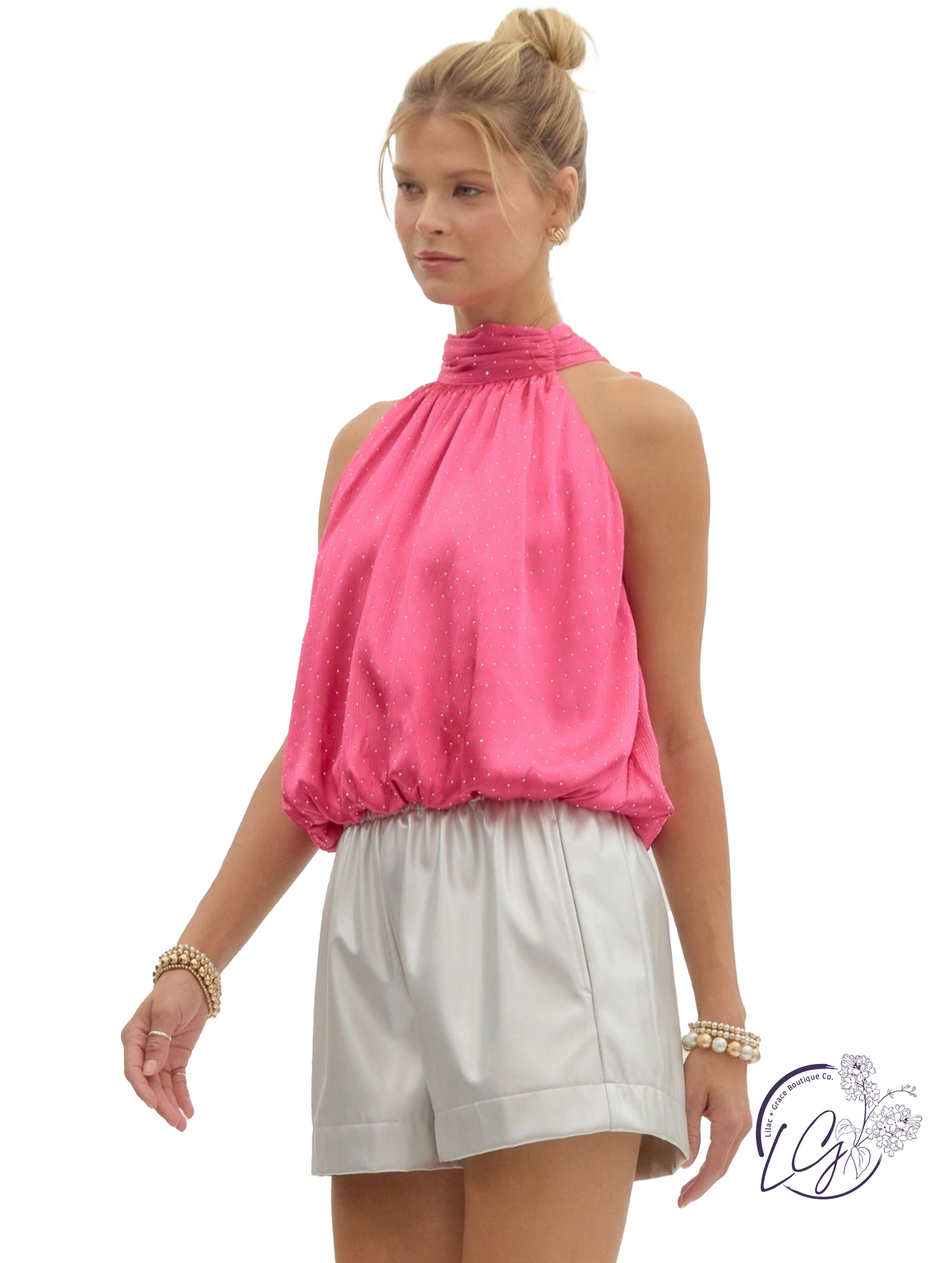 Starline Halter Balloon Top