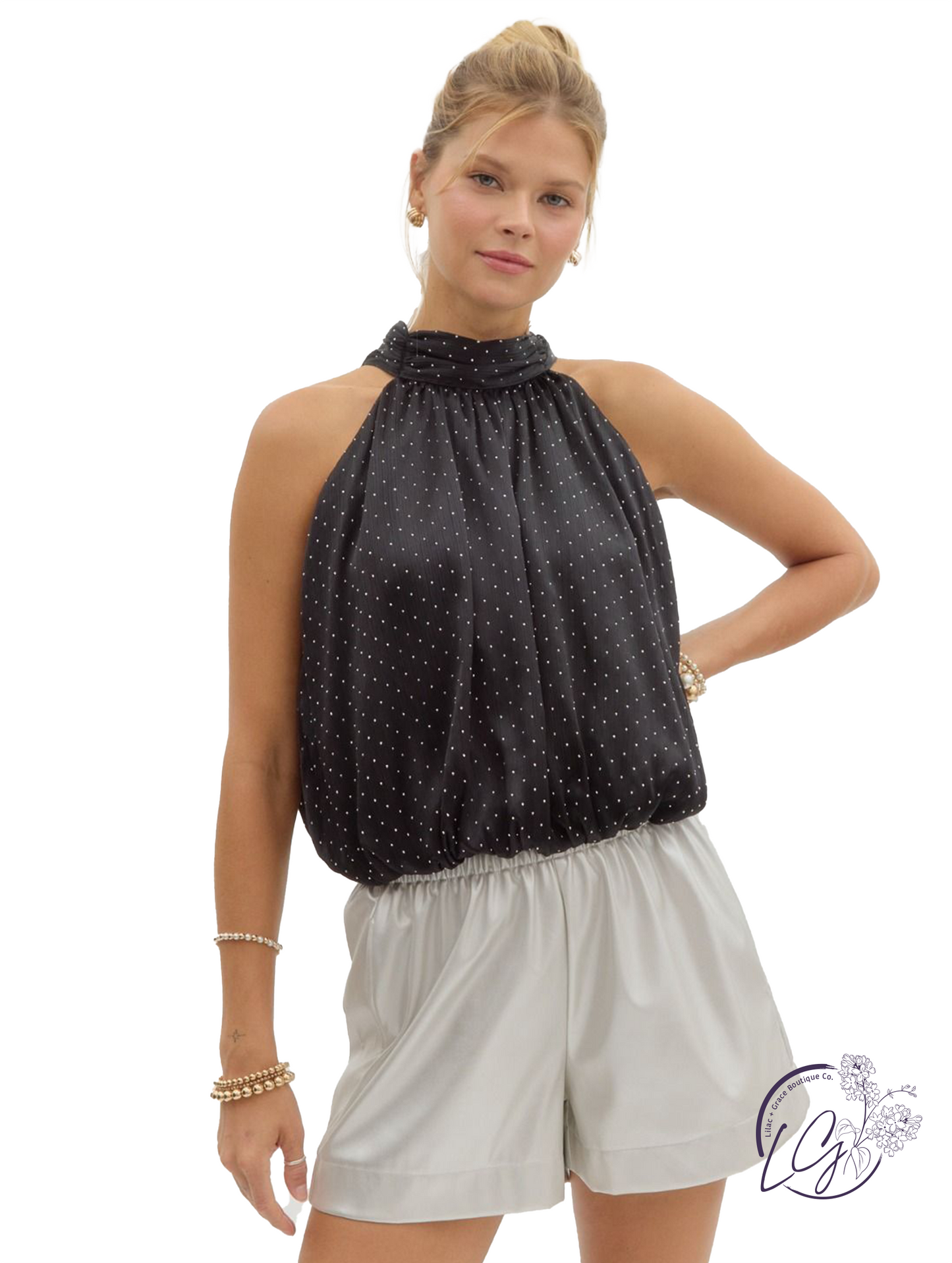 Starline Halter Balloon Top