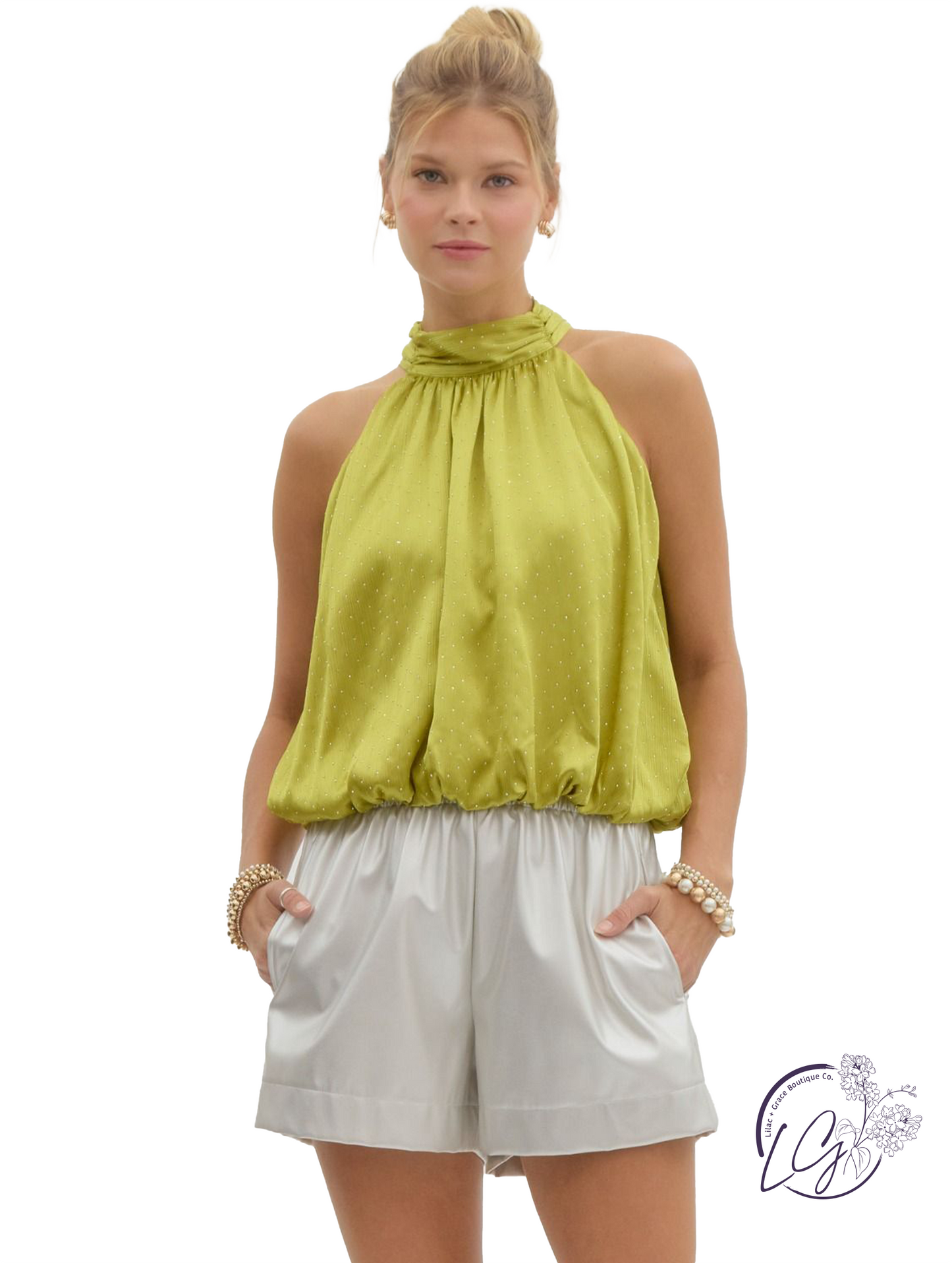 Starline Halter Balloon Top