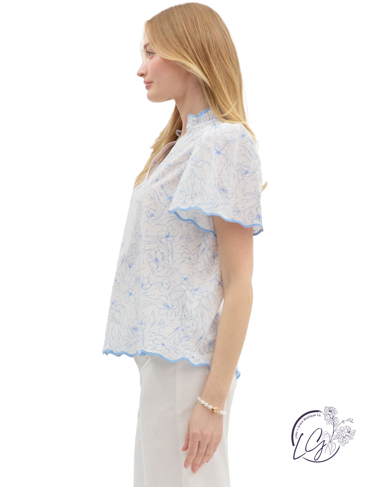 Laced In Air Trim Top