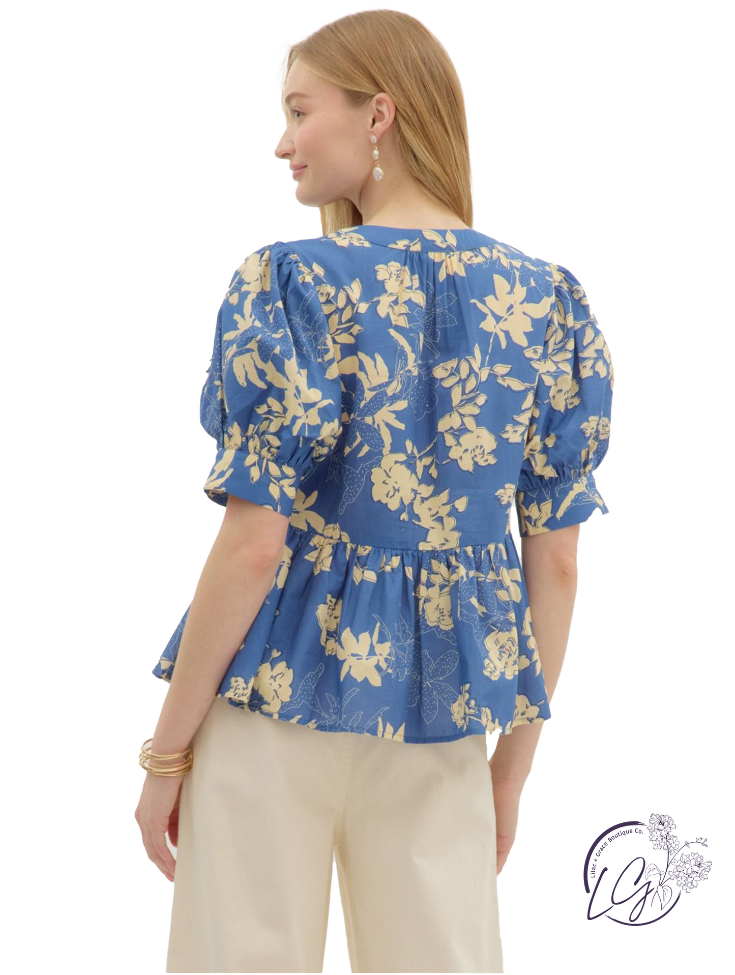 Echoing Leaf Pullover Top