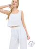 Saltair Lines Sleeveless Pinstripe Tank