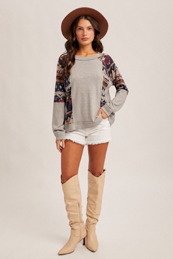 Nordic Trails Knit Top