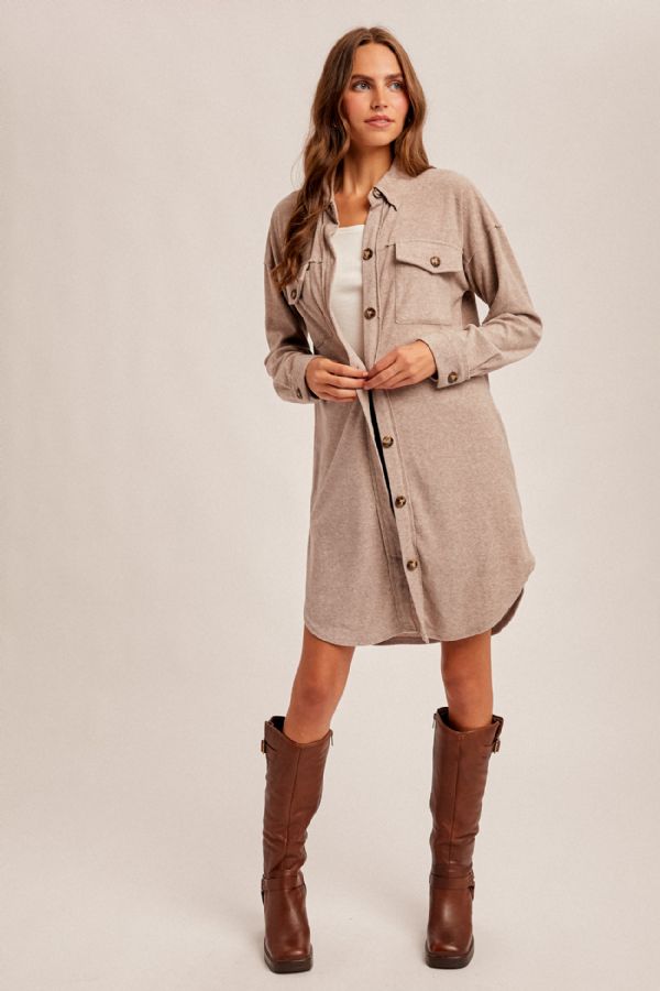 Laid Back Knit Shacket