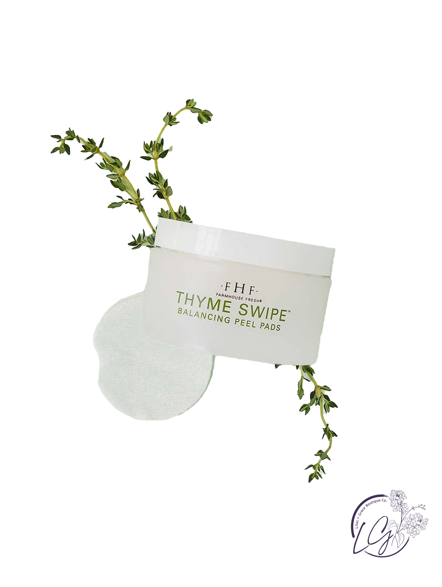 Thyme Swipe Organic Matcha + Thyme Radiance Peel Pads