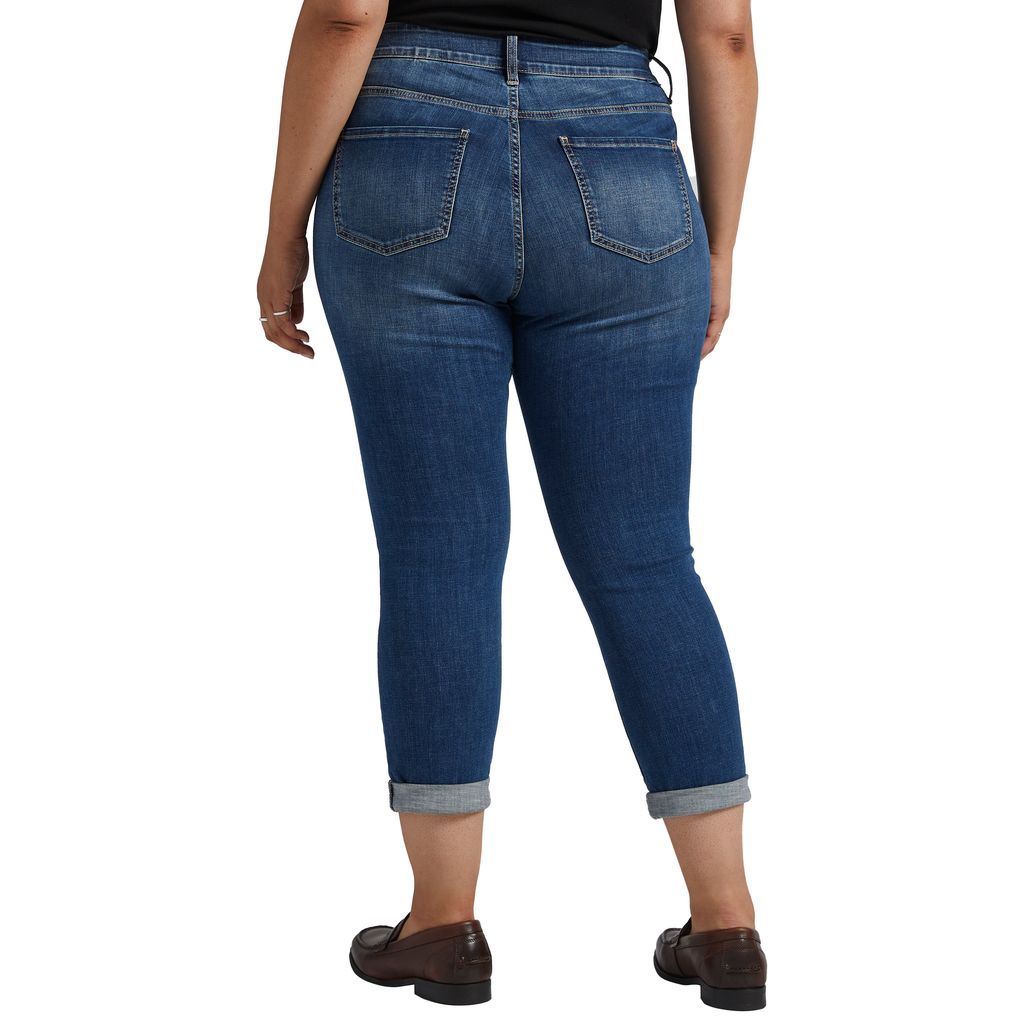 Curvy Bambi Mid Rise Girlfriend by Silver Jeans