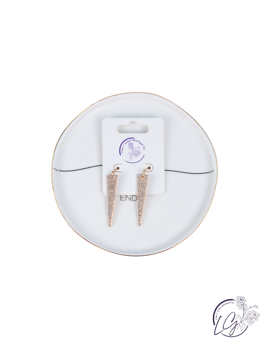 Triangular Drop Earrings