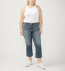 Curvy Montana Mid Rise Kick Flare Non-Distress by Silver Jeans