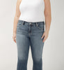 Curvy Montana Mid Rise Kick Flare Non-Distress by Silver Jeans