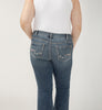 Curvy Montana Mid Rise Kick Flare Non-Distress by Silver Jeans