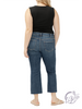 Curvy Alba Mid-Rise Kick Flare Jeans by Silver Jeans