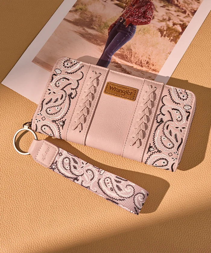 Wrangler Western Desert Paisley Wallet