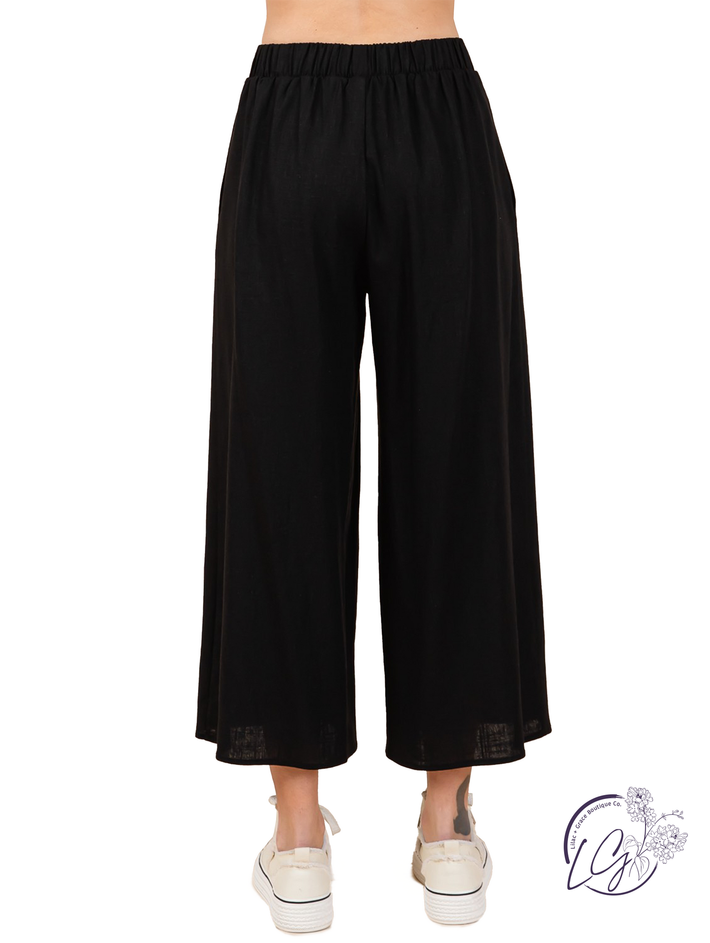 Light & Luxe Wide Leg Linen Pants