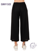 Curvy Light & Luxe Wide Leg Linen Pants