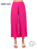 Curvy Light & Luxe Wide Leg Linen Pants