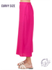 Curvy Light & Luxe Wide Leg Linen Pants