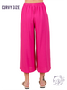 Curvy Light & Luxe Wide Leg Linen Pants