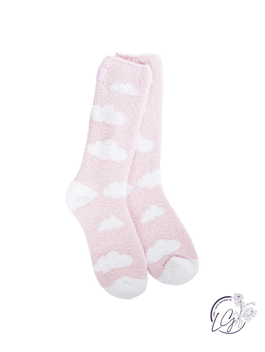 Cozy Cloud Crew Socks