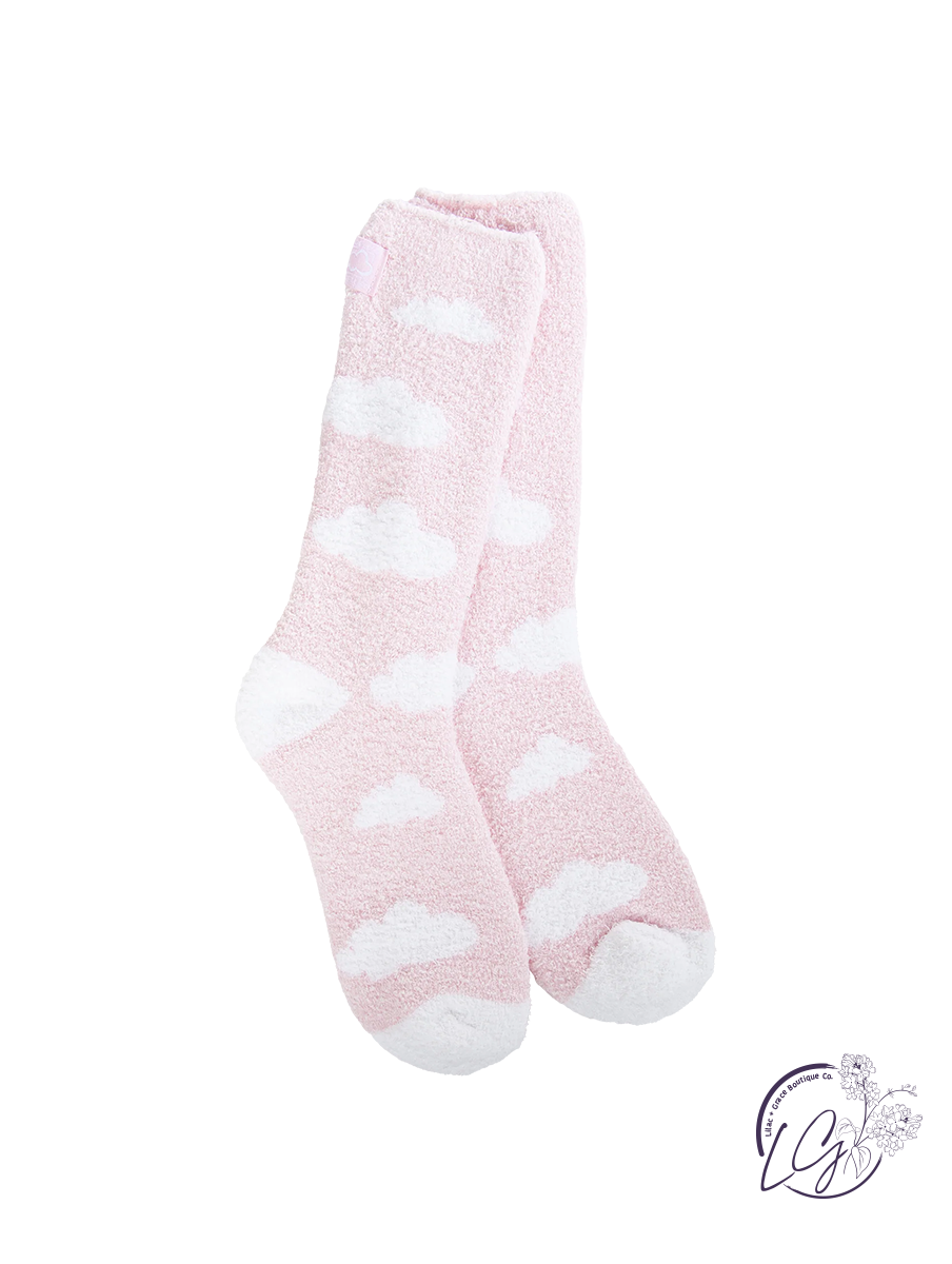 Cozy Cloud Crew Socks