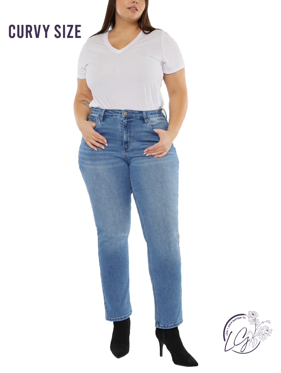 Curvy Baella High Rise Bootcut by KanCan