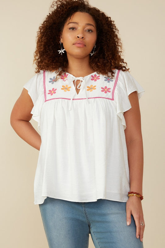 Curvy Blossom Belle Top