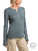 Soft Breeze Half-Button Henley