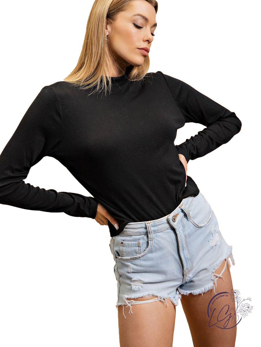 Luxe Layer Mock Top