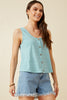 Fern & Button Knit Tank