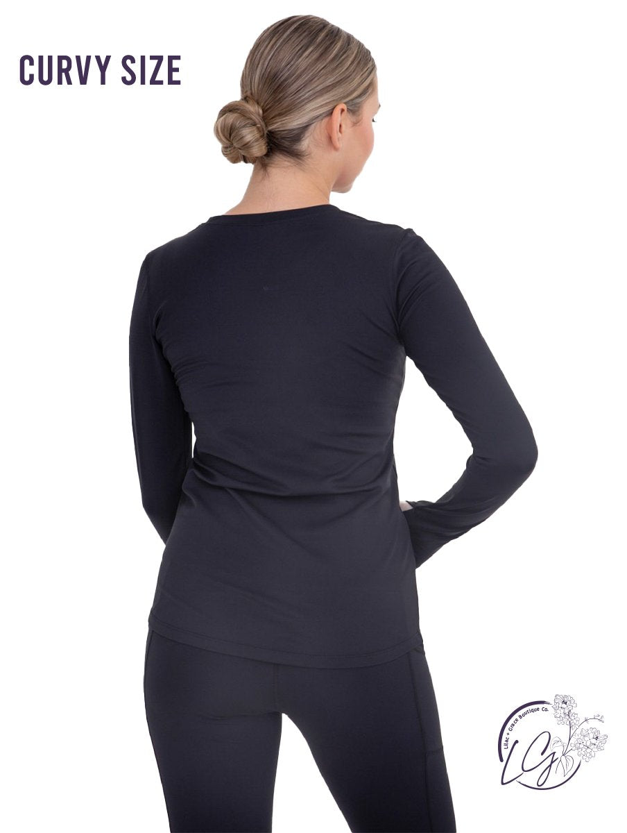 Curvy Thermal Ease Active Long Sleeve