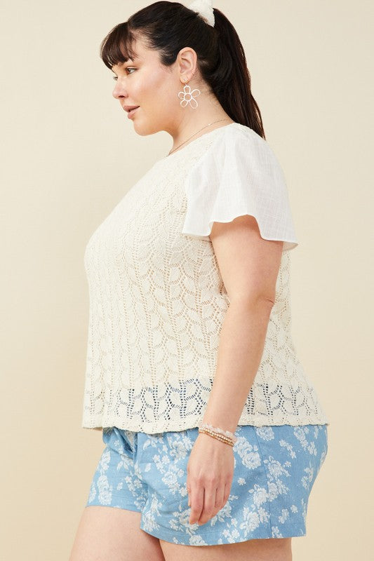 Curvy Twist & Texture Top