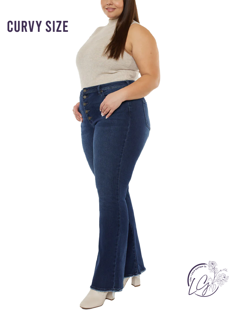 Curvy Bridget High Rise Bootcut by KanCan