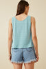 Fern & Button Knit Tank