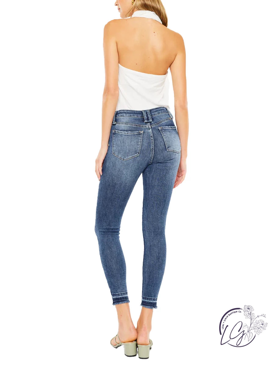 Fiona High Rise Ankle Skinny Jean By Kancan