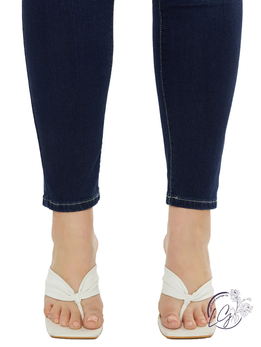 Curvy Sabrina Mid-Rise Super Skinny Jean by KanCan