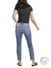 Boyfriend Mid Rise Slim Leg Jeans