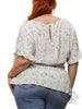 Curvy Butterfly Blouse