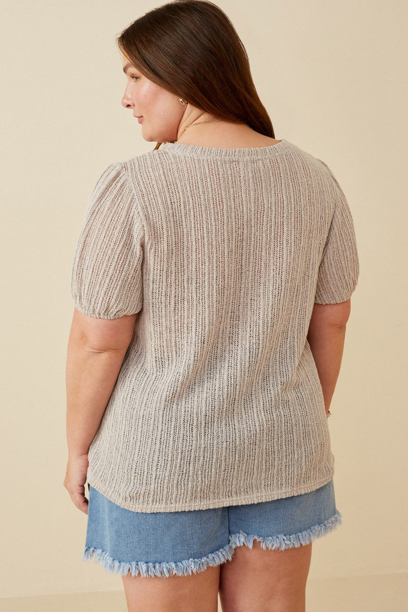 Curvy Soft Sculpt Puff Top