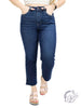 Curvy Regina Crop Straight Jeans By Judy Blue