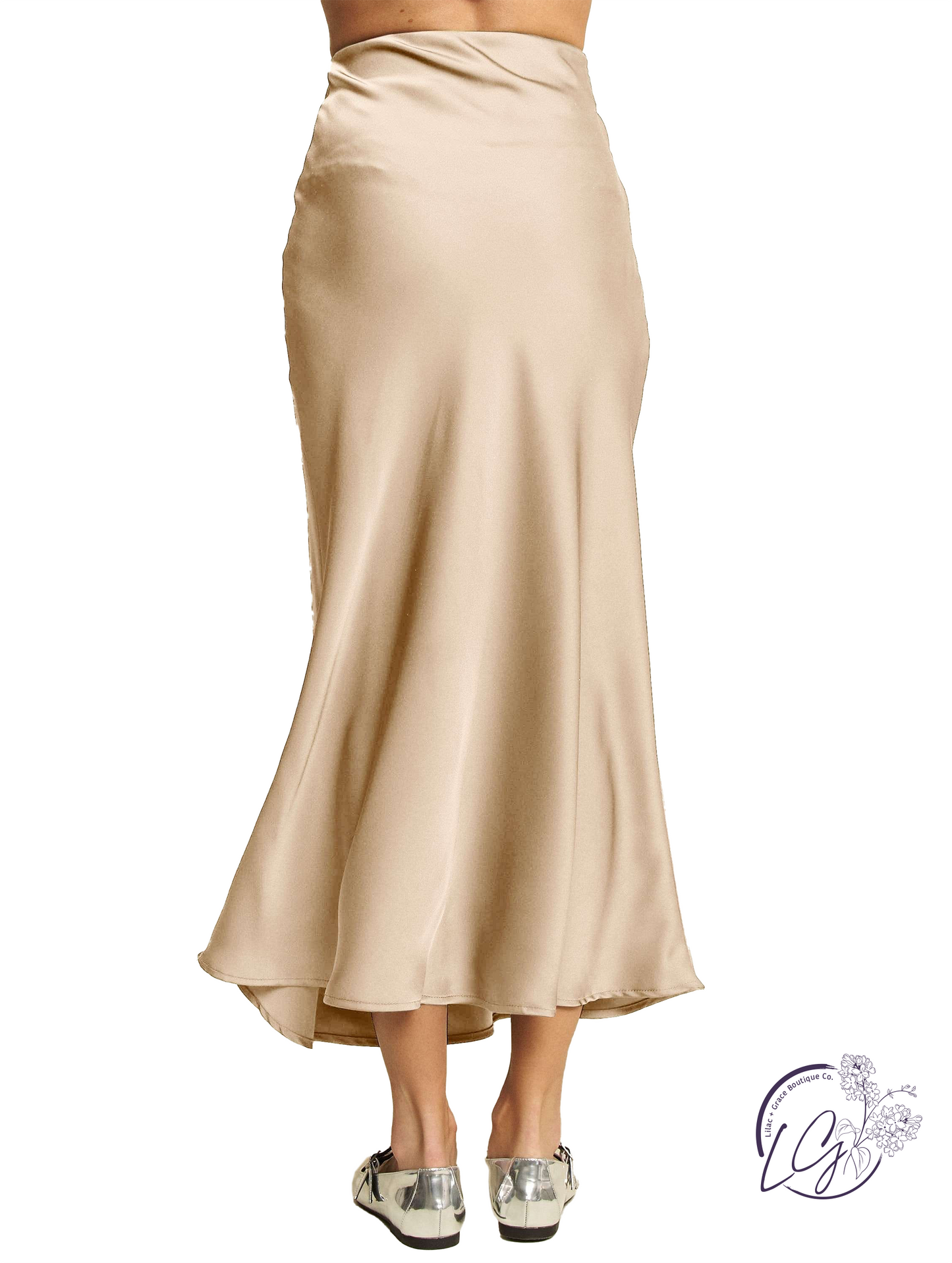 City Stroll Sleek Midi Skirt