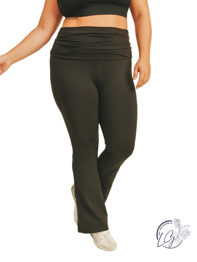 Dark Charcoal Brushed Cozy High Waist Legging - Grace and Garment Boutique