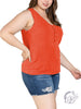 Curvy Forgetting The Rules V-Neck Tank