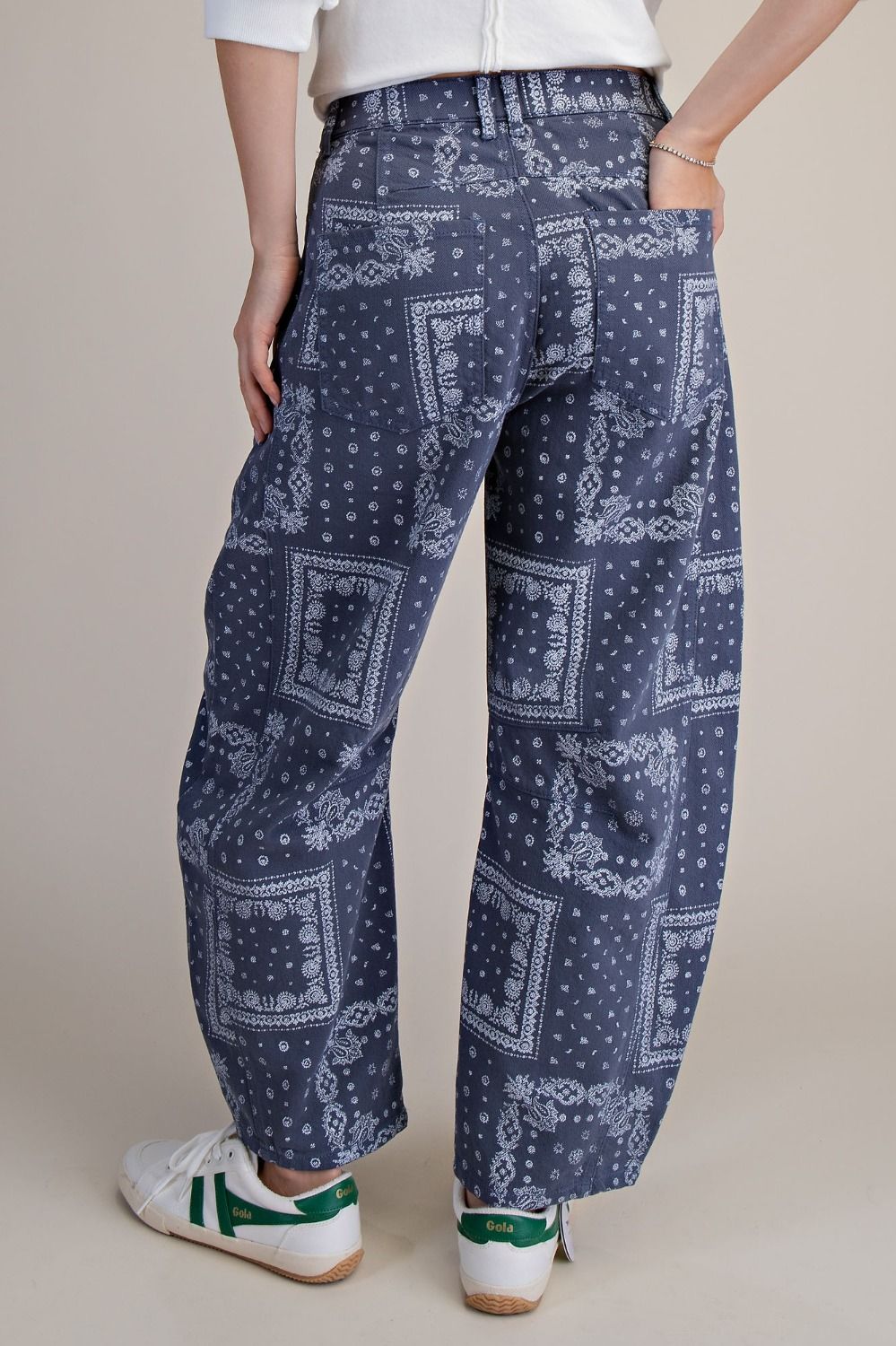 Desert Paisley Barrel Pants