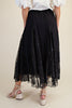 Rosewood Lace Maxi Skirt