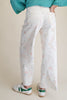 Floral Charm Twill Pants