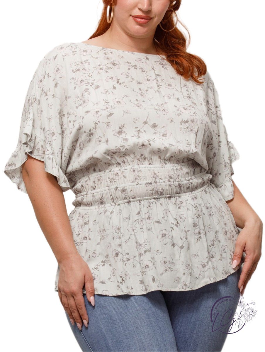 Curvy Butterfly Blouse