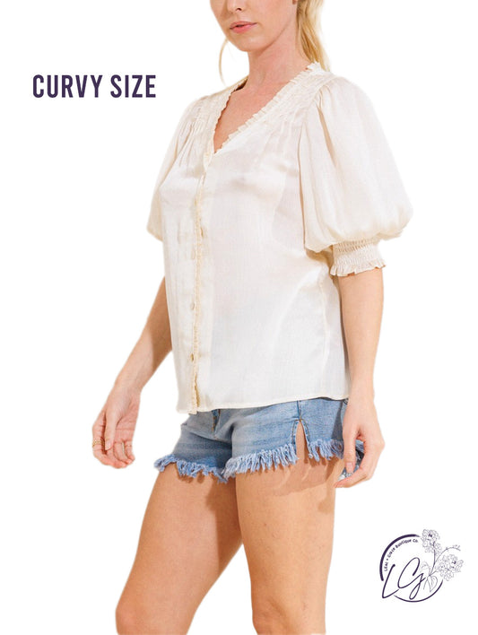 Curvy Honey Bee Blouse